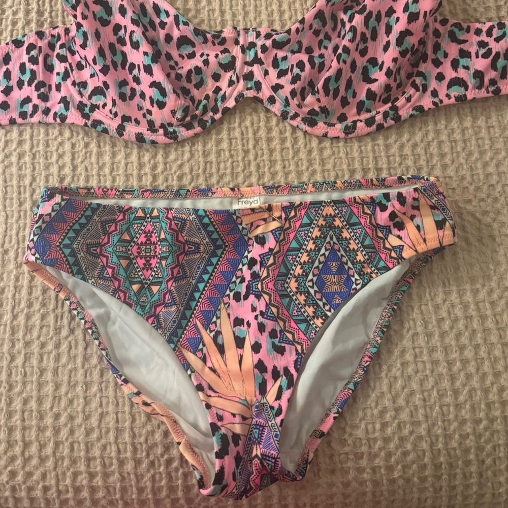 Greta Cala fiesta print bikini bottoms